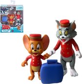 Tom en Jerry als liftboy / hoteljongens speelset (ca. 6-8 cm)