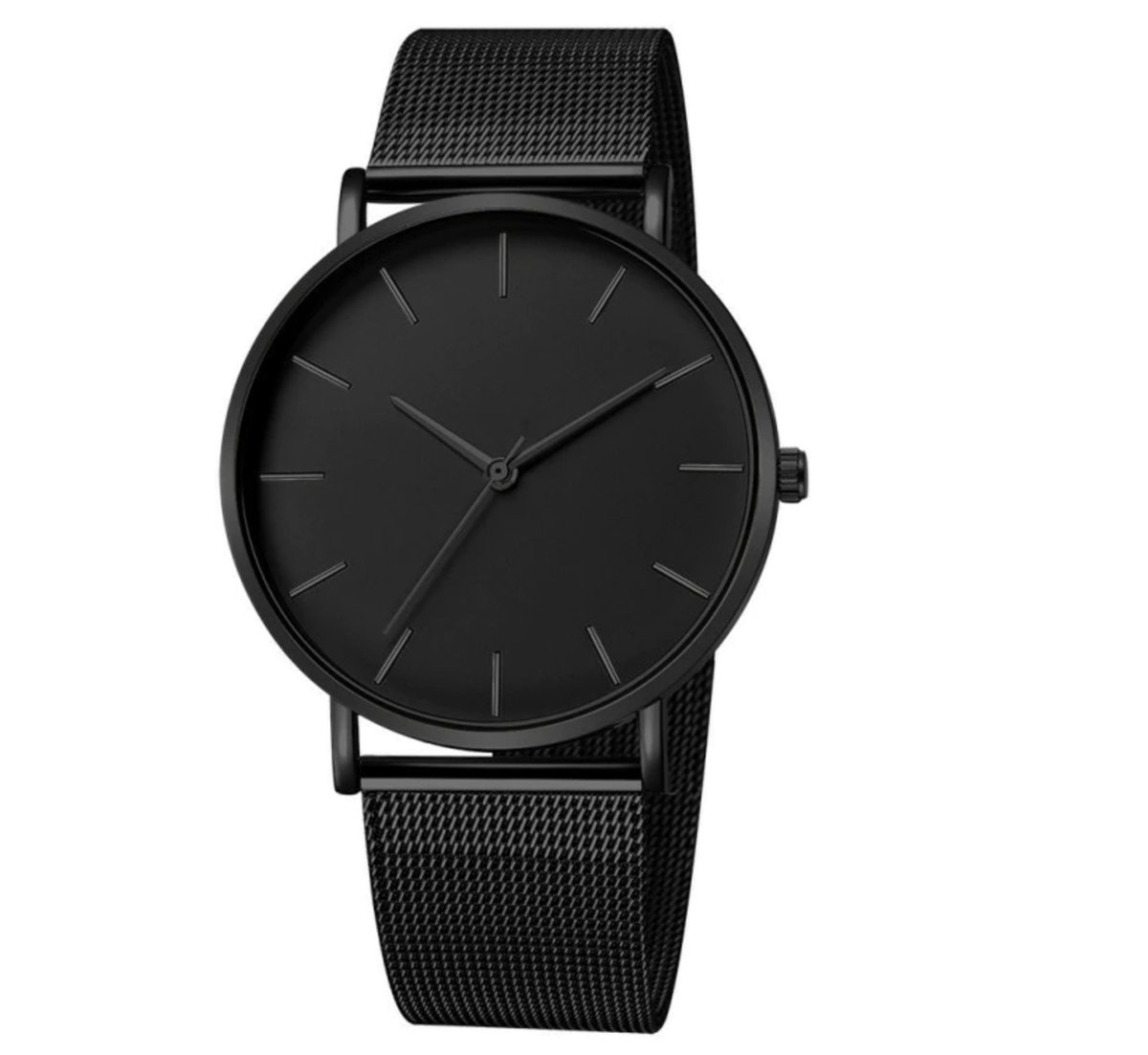 Fler® | Heren Horloge | Zwart | Roestvrij staal | Watch