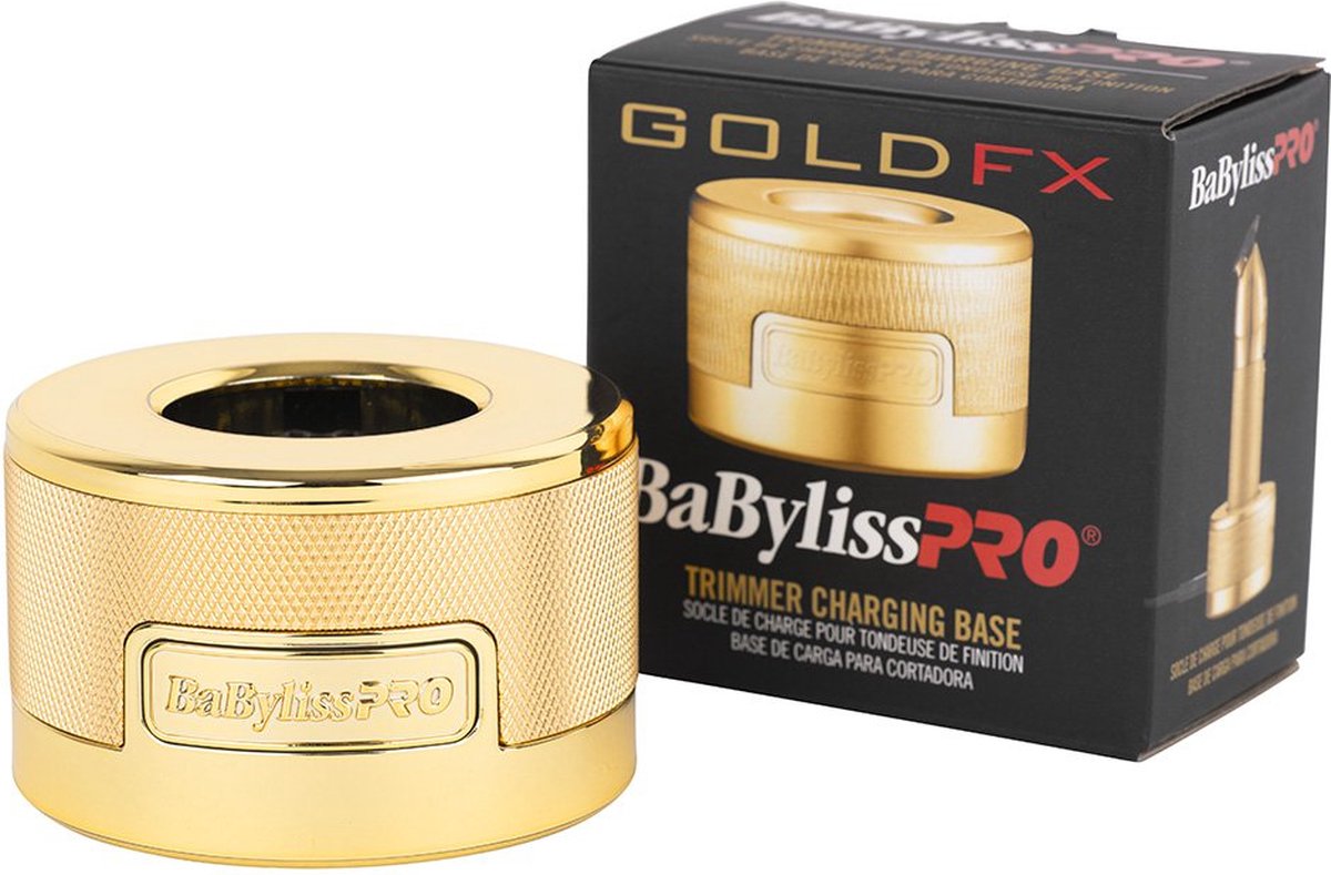 babyliss pro GoldFX Hair Trimmer Charging Base - GOLD