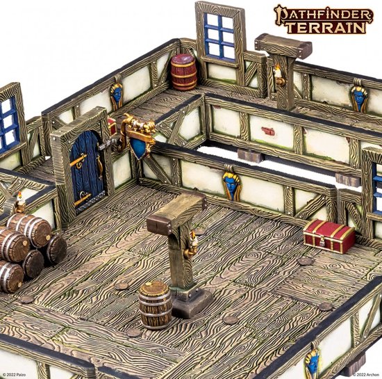 Afbeelding van het spel Dungeons and Lasers - City of Absalom - RPG Terrein - Roleplaying Games - Geschikt voor DND 5E
