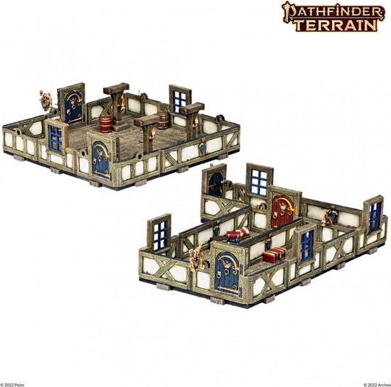 Thumbnail van een extra afbeelding van het spel Dungeons and Lasers - City of Absalom - RPG Terrein - Roleplaying Games - Geschikt voor DND 5E