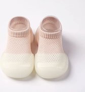Waterschoentjes - Zwemschoentjes - Strandschoentjes van Baby-Slofje , Roze-wit maat 22/23