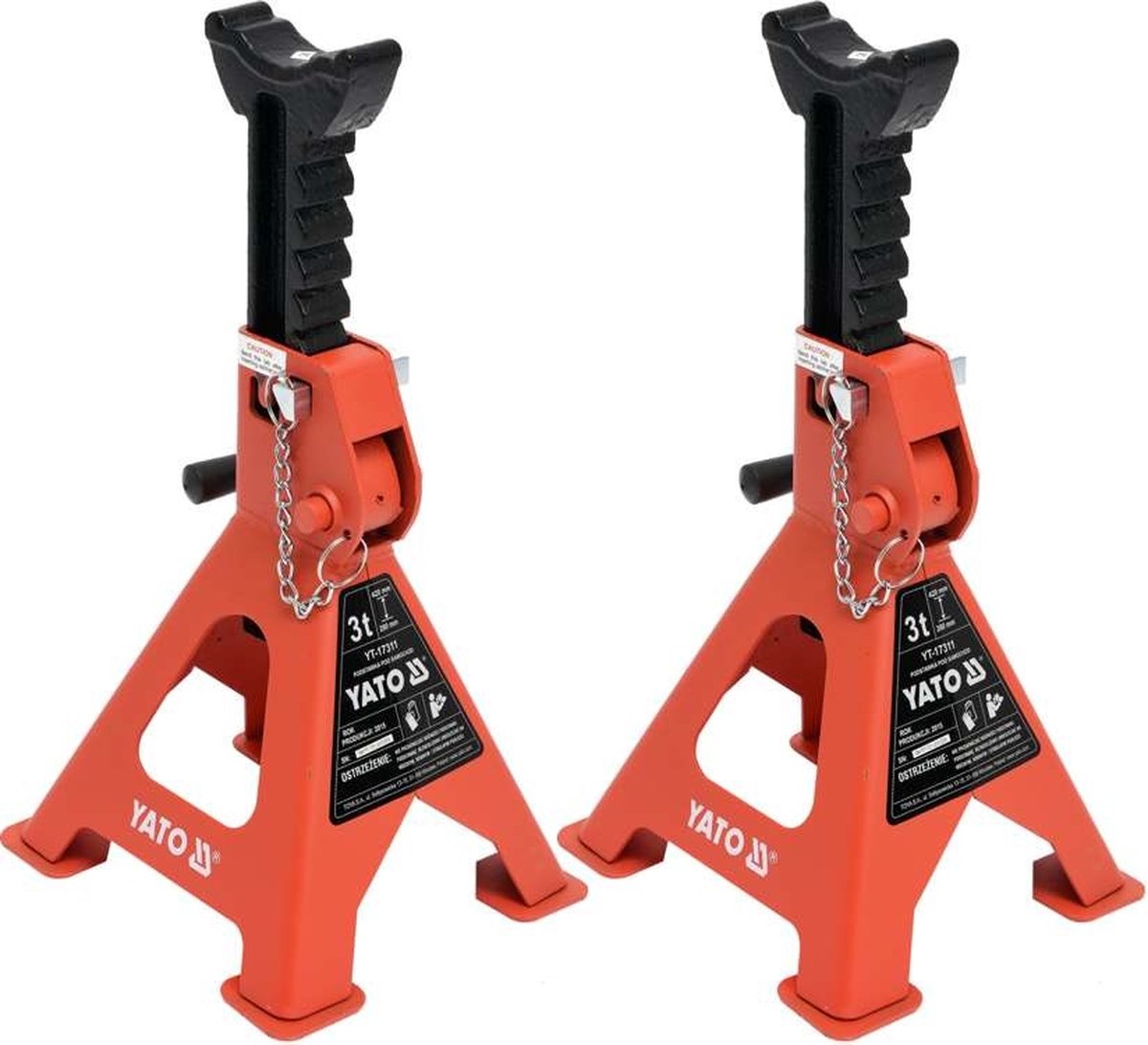 Yato Assteunen 3 ton Draagvermogen - 2 Stuks
