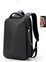 rugzak-Business -Fenruien Black style-Life Anti-Diefstal Tas - Anti Theft Backpack - Laptop Backpack - Waterdicht ip44 - USB-poort - Tm 17 inch - Dames/Heren - Zwart