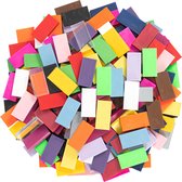 Domino stenen Don Domino 20-kleurenmix (200 stuks) + opbergemmer