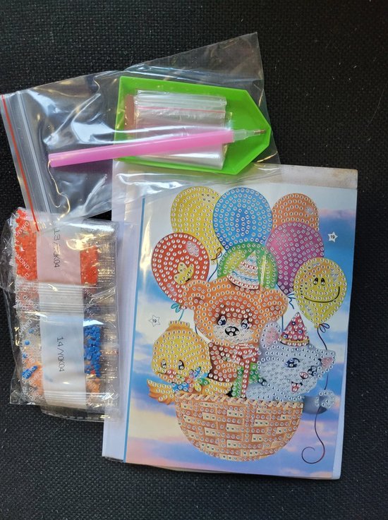 Diamond Painting Kaart Lazy Panda Bear Kopen - Art en Hobby