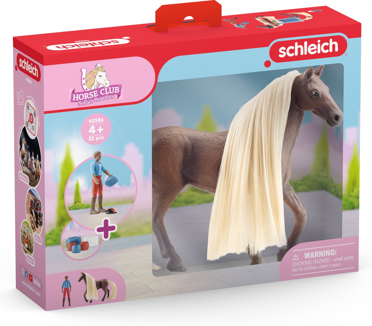 schleich HORSE CLUB Sofia's Beauties - Leo & Rocky Starterset - Kinderspeelgoed - Paarden Speelgoed met Kambare Manen — afbeelding 5