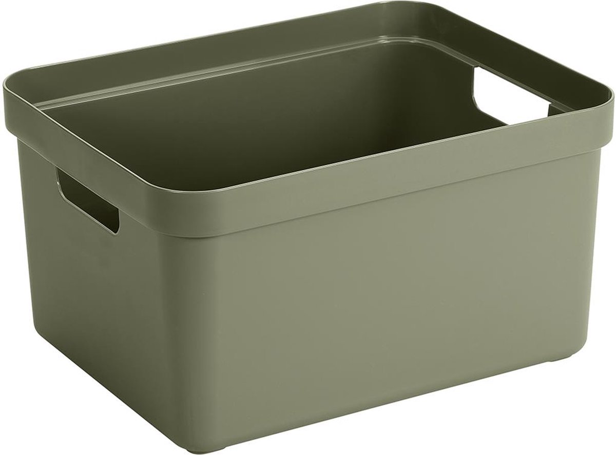 Sunware opbergbox Sigma Home Box 32L donkergroen 444x342x242mm