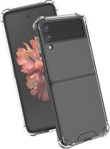 Schokbestendig Back Cover Transparant Hoesje Geschikt voor Samsung Galaxy Z Flip 4