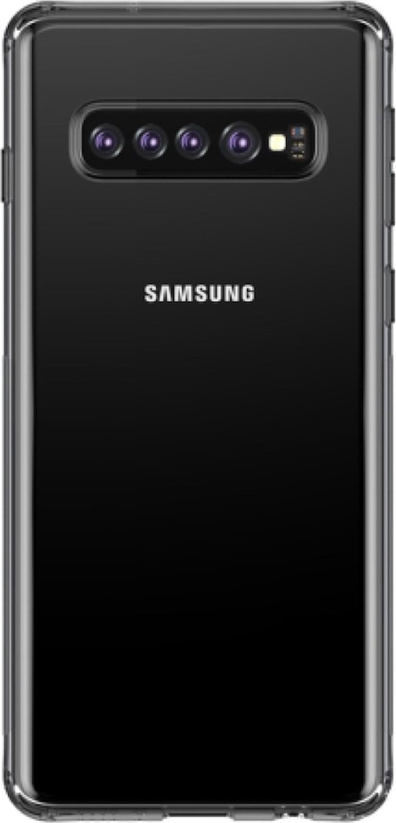 Silicone back cover Geschikt voor Samsung Galaxy S10 Plus/Transparant hoesje