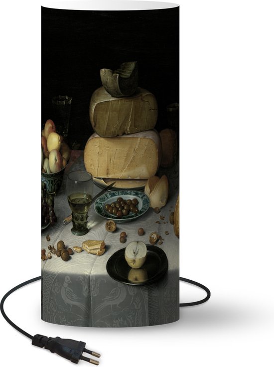 Lamp Floris Claesz van Dijck - Stilleven met kazen - Schilderij van Floris  Claesz van... | bol.com