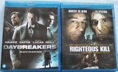 Righteous Kill - Daybreakers - No Good Deed - Hell Or High Water Blu-Ray 4 Stuks