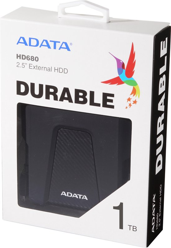 ADATA HD680 externe harde schijf 1000 GB (1TB) Zwart van Merkloos — afbeelding 3