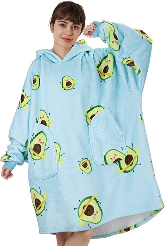 Mnsruu Kinderen Oversized Deken Hoodie, Warme Fleece Sweatshirt Pluche Mnsruu Kinderen Oversized Deken Hoodie, Warme Fleece Sweatshirt Pluche