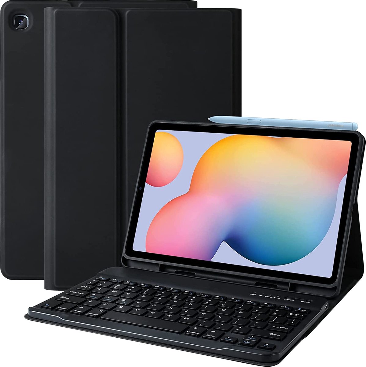 Targus Samsung Galaxy Tab S6 Lite Toetsenbord Hoes Zwart