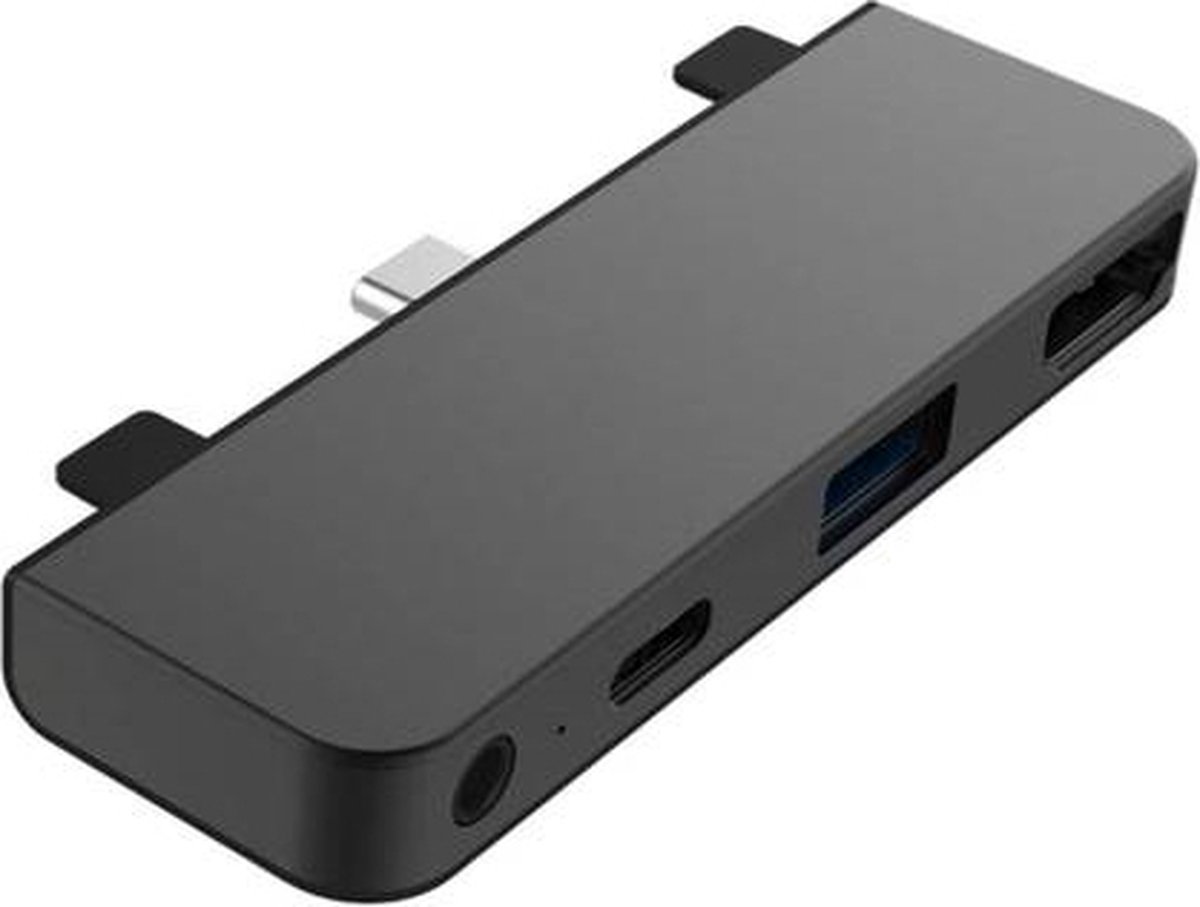 HYPER 4-in-1 USB-C hub iPad Pro space gray