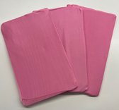 3 roze Rekbare Boekenkaften - Textiel - 29 x 21 cm