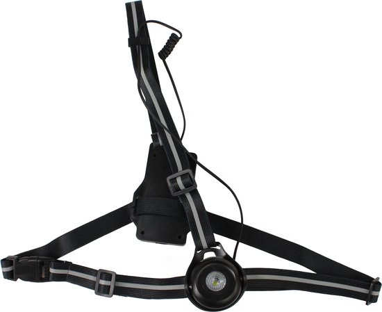 WESTGIRL looplicht, borstlamp met verstelbare straal 500 lumen, USB
