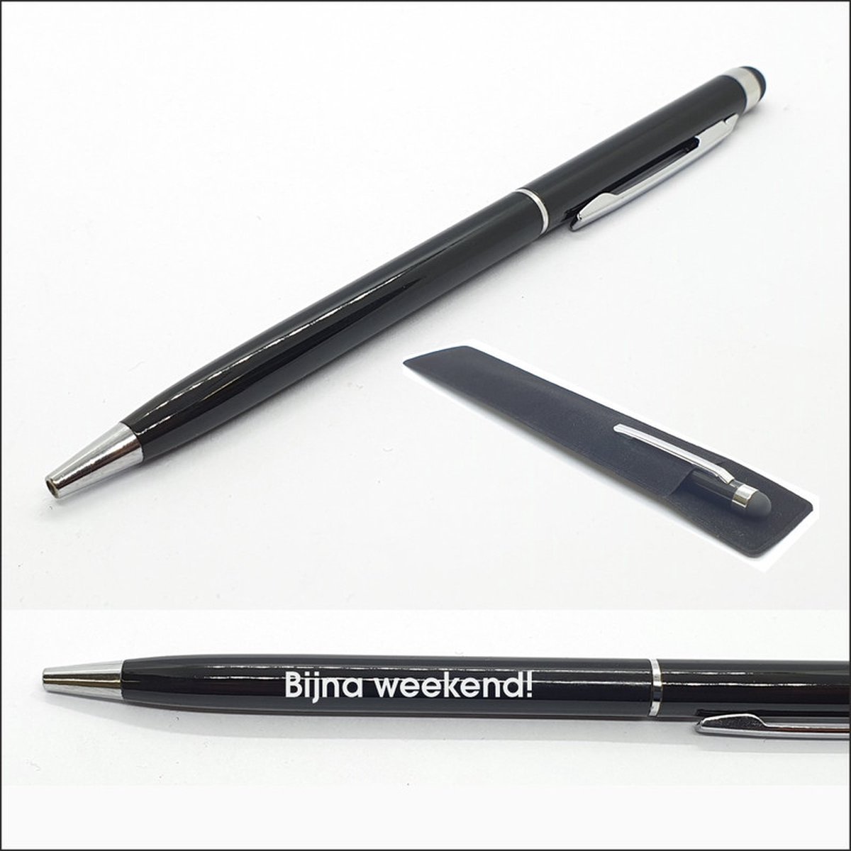 Pen Met Gravering - Bijna Weekend