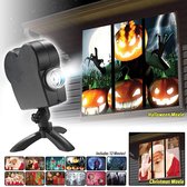 Kerst Halloween Laser Projector 12 Films Venster Home Theater Projector Indoor Outdoor