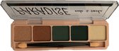 Leticia Well - Palette de Ombre à paupières Paradise Nude & Smoke - 5 nuances de vert/or - Numéro 23