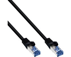 S/FTP CAT6a 10 Gigabit outdoor netwerkkabel met PE mantel / zwart - 3 meter