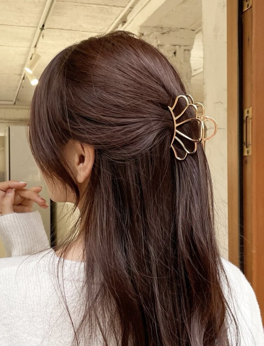 2 in 1 Artificial Big Rose Flower Hairpin Hair Clips Flower Brooch