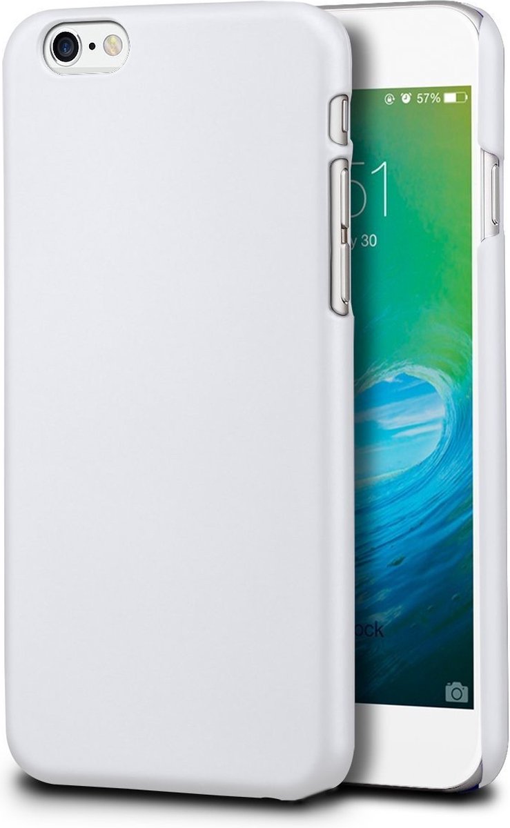 Iphone 6G/s - Apple case - Siliconen telefoonhoesje - WIT