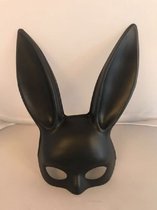 WiseGoods Luxe Bunny Masker Dames - Gala Masque - Mask - Sexy Maskers - Maskertjes Feest - Carnaval - Verkleedkleding - Zwart