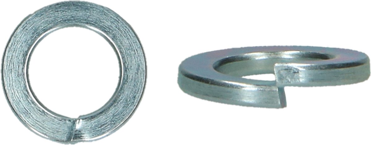 PGB‑FASTENERS Veerring DIN 127B M16 Zn — veerring M16 verzinkt Cr3+, 100 stuks - veerring M16, DIN 127B veerring, PGB veerring verzinkt, lock washer M16, veerstaal veerring 100 stuks