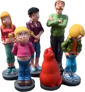 Jan Jans en De Kinderen speelfiguren set - 6 figuren met o.a. de rode kater