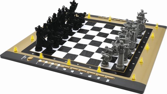 Afbeelding van het spel Harry Potter® Elektronisch schaakspel met tactiele toetsenbord en licht- en geluidseffecten, 32 stuks, 64 moeilijkheidsgraden, familie bordspel,CG3000HP