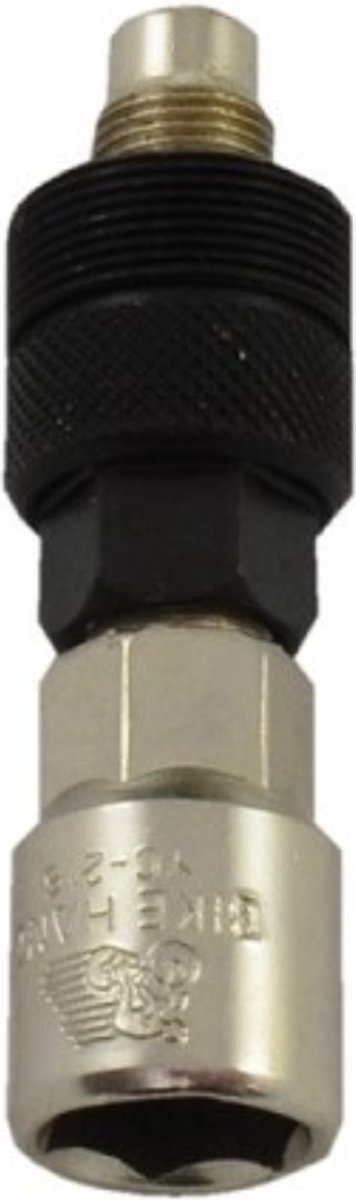Falkx Universele cranktrekker - robuust staal - chroom afwerking - zilver/zwart