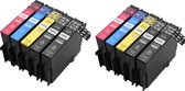 IPEXNL geschikt voor Epson 603 / 603XL inkt cartridges 10 BOX multi pack inktpatronen Expression Home XP2100, XP2105, XP2150, XP3250, XP2155, XP3100, XP3105, XP4100, XP4105, XP4150, XP4155, WorkForce WF2810, WF2830, WF2840DWF, WF2850DWF, WF2870DWF