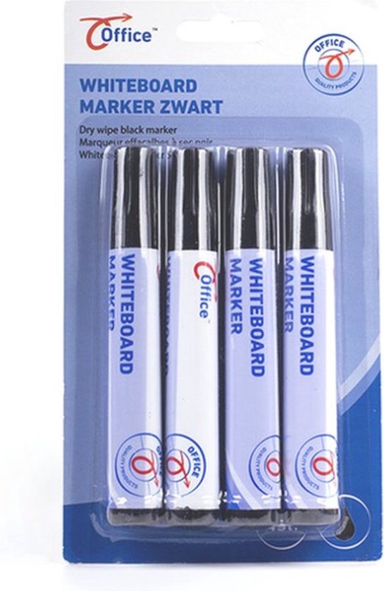 Office Whiteboard markers Zwart