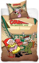 Cartoon Network Dekbedovertrek Courage The Cowardly Dog 140 X 200 Cm - 70 X 90 Cm - Katoen
