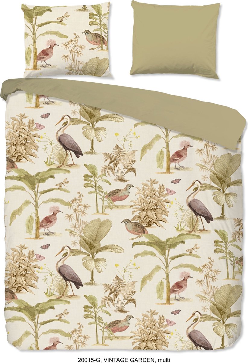 Katoenen Dekbedovertrek - 140x220cm - Tweepersoons - Inclusief Kussenslopen - 100% Katoen - Multicolor