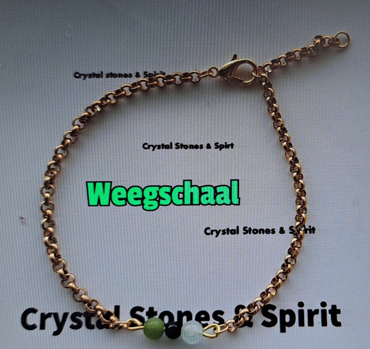Armband Horoscoop Weegschaal, goudkleurig