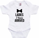 Mesdames je suis arrivé body bébé texte blanc garçons - Cadeau de maternité - Vêtements de bébé 56 (1-2 mois)