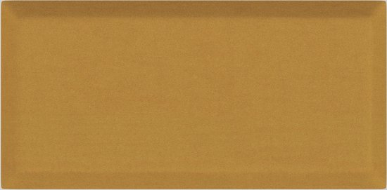 Muurdecoratie slaapkamer - Akoestische panelen - Hoofdbord - Velvet wandkussen - Rechthoek - Okergeel - 3d wandpanelen - Wandbekleding - Wanddecoratie - Geluidsisolatie - Geluidsdemper - Akoestische wandpanelen