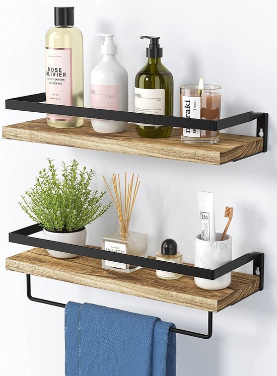 Badkamer plank - luxe badkamer plank - bathroom mirror shelf " | bol.com