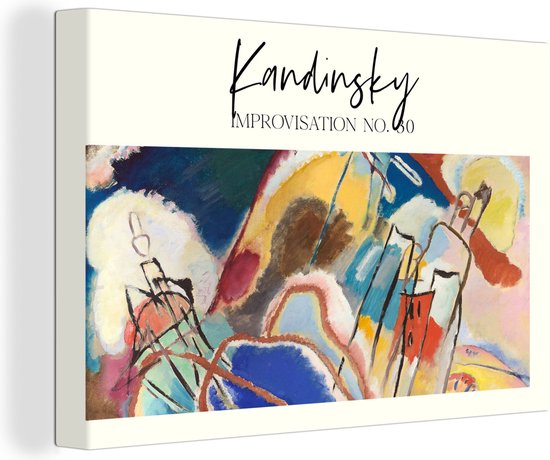 Oude Meesters sur Toile - 180x120 - Art Décoration murale - Peinture - Abstrait - Kandinsky