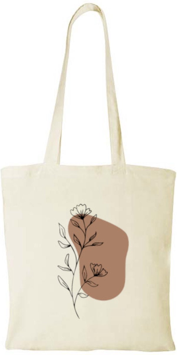 Katoenen tas naturel Tassen dames Shopper Laptop tas