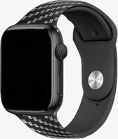 ONYX Straps® Carbon Fiber Siliconen Apple Watch Bandje - Carbon Fiber - 38/40/41 mm - Series 1 2 3 4 5 6 SE 7 - Geschikt voor Apple Watch