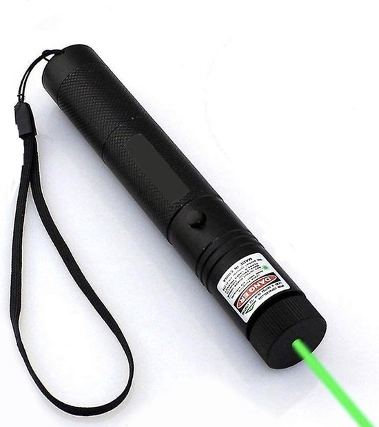 Groene Laser Sight Laser Pointer Verstelbare Focus Laser + USB Lader