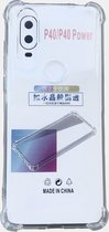 Hoesje Geschikt voor Huawei P40 Anti Shock silicone back cover/Transparant hoesje