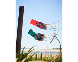 MoreThanHip - Kleurrijke windvanger van parachutestof - Breeze - 85 x 12 cm