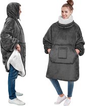 Pavilia - Oversized Sherpa Fleece Deken / Trui - Oversized Deken / Sweatshirt - Sherpa Fleece Deken / Trui - Oversized Deken / Deken / Trui met nekwarmer - Warme fleece Deken / Trui - Sherpa Fleece Oversized Deken / Trui - Oversized Deken / Hoodie