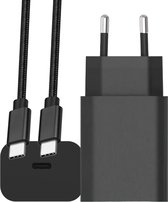 Snellader + USB-C Kabel 2 Meter - Oplader - Geschikt voor A54,Fold,Flip,3,4,5,Ultra,Plus,Lite,FE