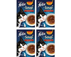 4x Felix - Countryside Selectie - Kattensoep - 6x48g